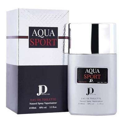 JD Collection Aqua Sport Premium Scent, Aromatic, Marine & Powdery, Soothing Fragrance, Long Lasting Perfume Spray For Men, 100ml