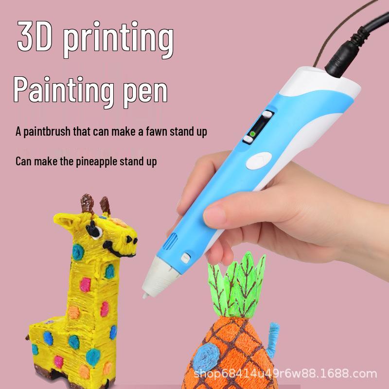 

3D-ручка для печати для детей: Низкая температура, Без батареек, PCL-филамент для DIY-рисования и скетчинга English Version