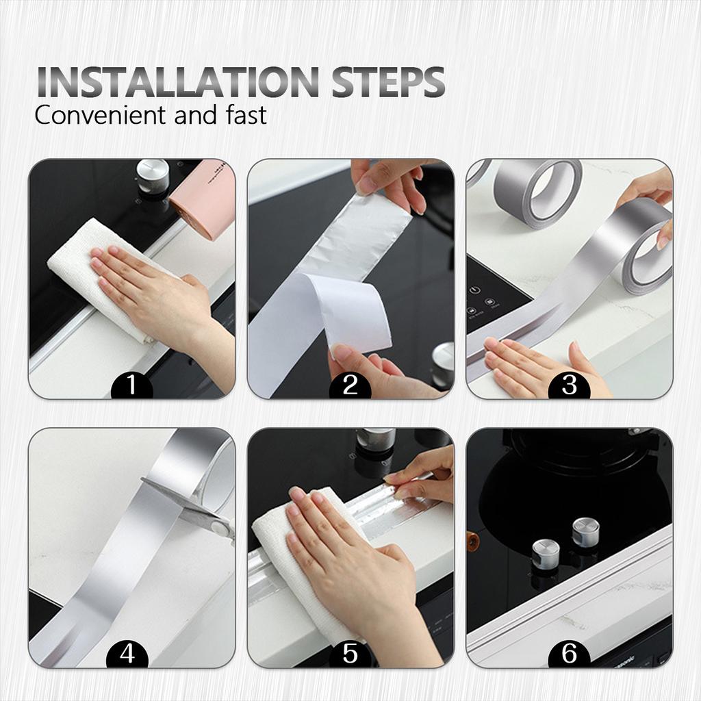 High-Quality Aluminum Foil Tape, High-Temperature Aluminum Foil Tape for Pipes And HVAC, Fire Resistant High Temperature Sticker