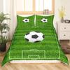 Football Sports Bedding Set,Football Duvet Cover 3D Print Quilt Cover Pillowcase king Queen Size Boys Adult Birthday Gift