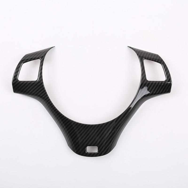 For 2005-2012 BMW 3 Series E90 E92 ABS Matt Black Car Steering Wheel  Frame Cover Trim Sticker Car Accessories para auto