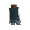 Adidas Originals Colorblock Logo Print V-Neck Vest Women Tops Green IA8323
