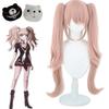 Stunning Danganronpa Junko Enoshima Cosplay Wig With Cute Bear And Bunny Hairclips