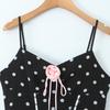 2026 Chic Floral Printed V-neck Backless Mini Camisole Dress