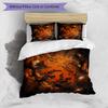 Netherlands Football Printed Bedding 3 Piece Set Cozy Breathable Bed Cover Set as Housewarming Holiday Gift