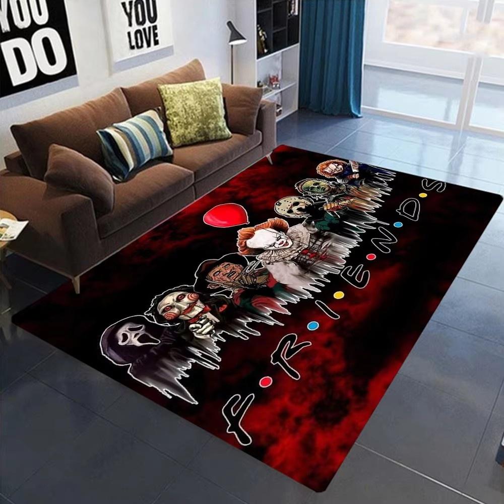 New Halloween Carpet Horror Figure Pattern Rug Decoration Living Room Bedroom Outdoor Terrace Garden Home Rooms Beautiful Mat