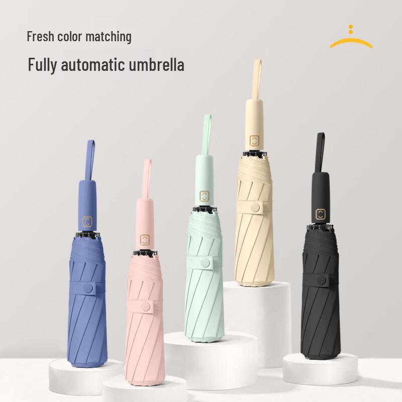 

XuQing Automatic 10-Rib Tri-Fold UV Umbrella