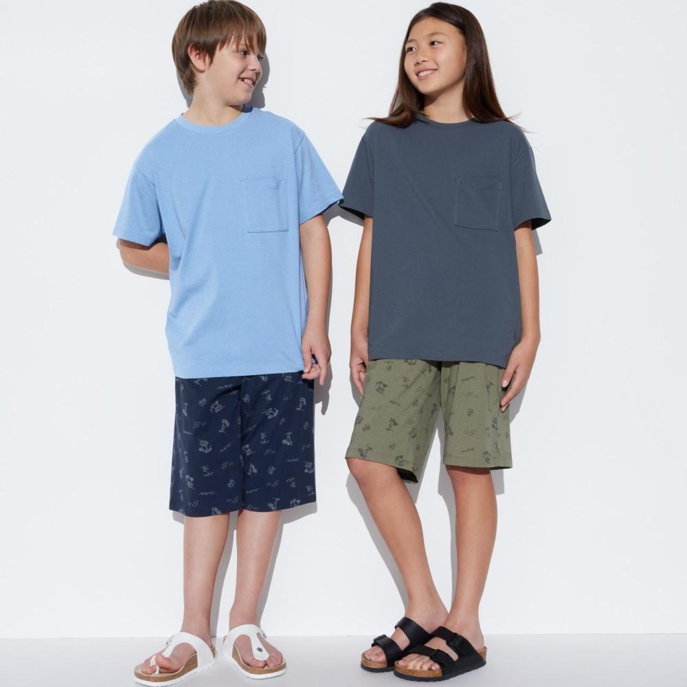 

КОМПЛЕКТ ИЗ ХЛОПКА UNIQLO JAPAN AIR RHYTHM С КОРОТКИМ РУКАВОМ