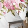 Flori de primăvară în stil vintage draperii transparente dormitor perdeaua din voal fereastră sufragerie perdele draperii din tul de bucătărie