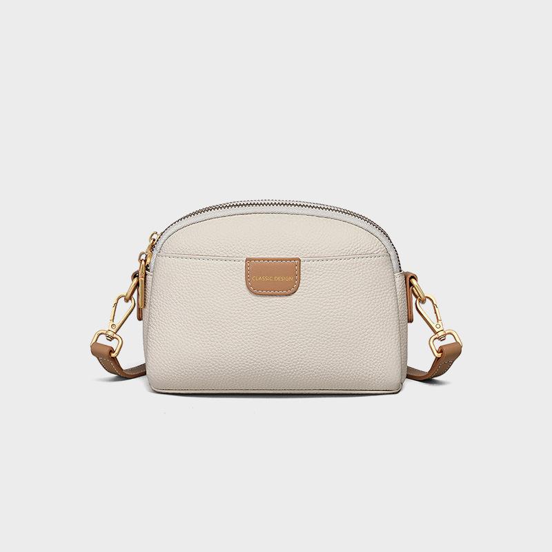 2025 Autumn Winter New Genuine Leather Women's Bag, Phone Bag, High-end Single Shoulder Crossbody Bag, Small Bag, Handbag