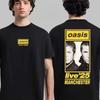 Hot Sale Oasis Ireland Tricolour Logo Gallagher Brothers Photo Loved and Loathed Two Sides Unisex TShirt Ins Y2k Hot New Brand