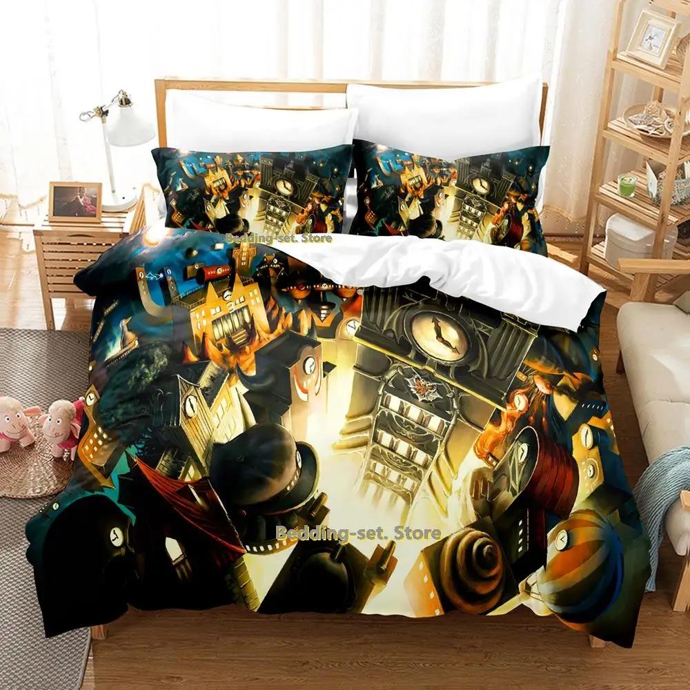 Disgaea 7 Bettwäsche-Set, Einzel-, Zwillings-, Voll-, Queen- und King-Size-Bettset, Schlafzimmer für Erwachsene und Kinder, Bettbezug-Sets, Anime-Bettdecken-Set