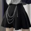Gothic Star Waist Chain Metal Alloy Multi-layer Key Chains Fashion Jeans Chain  For Women Man