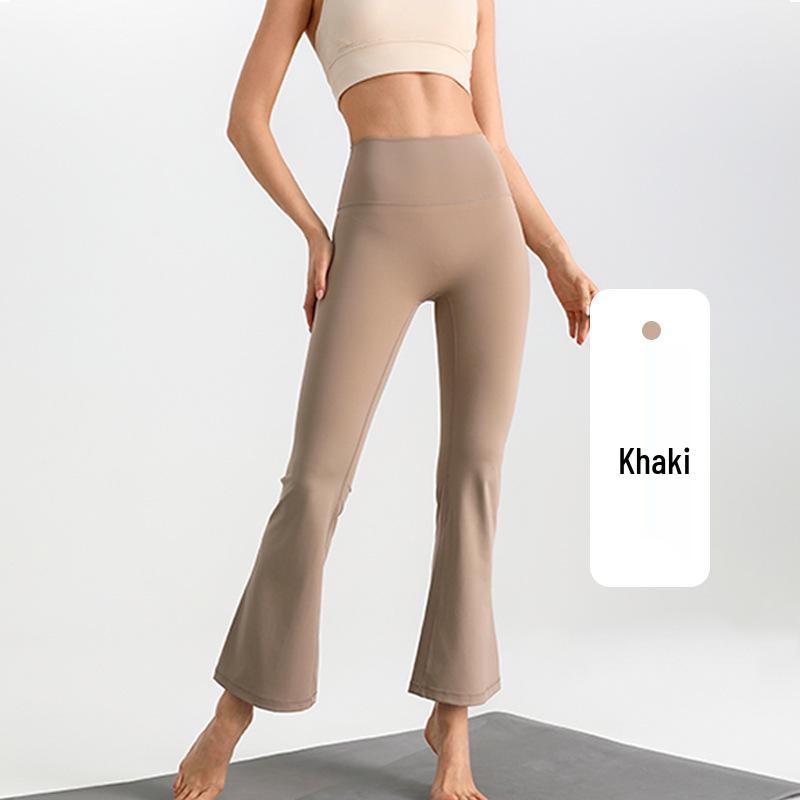 LULU Nude Feel Outdoor Fitness Petite Wide-Leg Flare Yoga Pants for Women