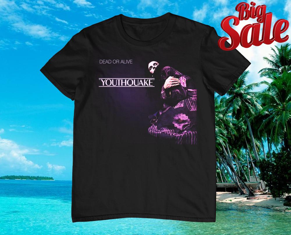 Dead Or Alive Band Youthquake Cotton Black All Size Unisex Tee Shirt MM682 Unisex T-Shirt S