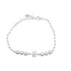 Sterling Silver Snowflake Women's Bracelet - Winter Soft Style, Exquisite Korean Gentle Fashion, Perfect Christmas Gift