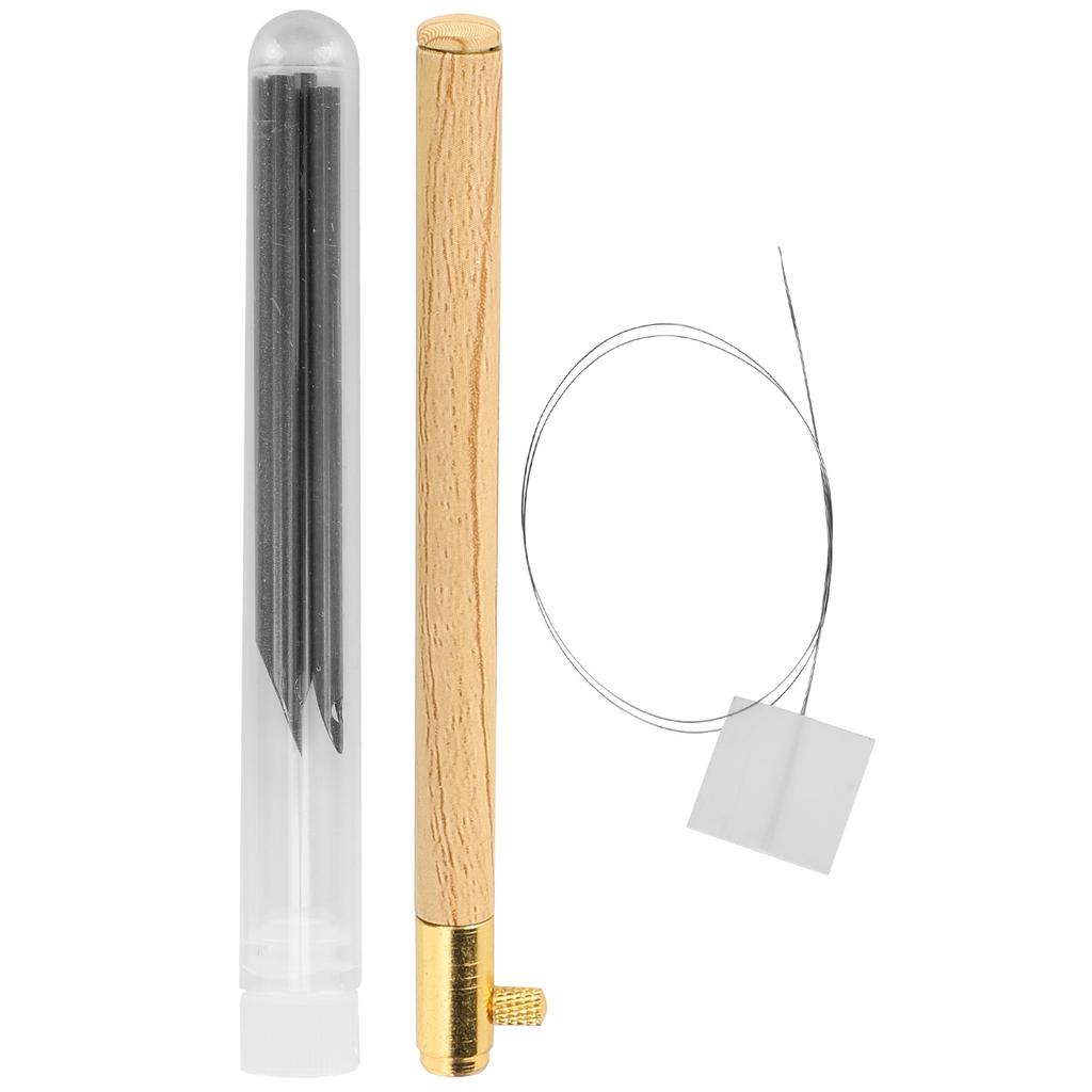 Crochet Set Wooden Handle French Embroidery Beaded Sequins Handmade Hook Needle Sewing Tools