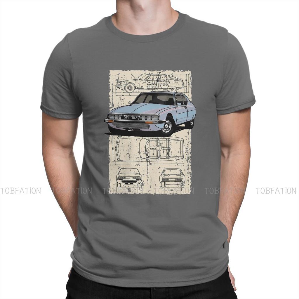My Drawing Of The French Gt O Neck Tshirt Gran Turismo Racing Game Pure Cotton Basic T Shirt Unisex Clothes Fashion