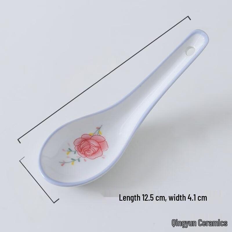Ceramic Dessert & Soup Spoons