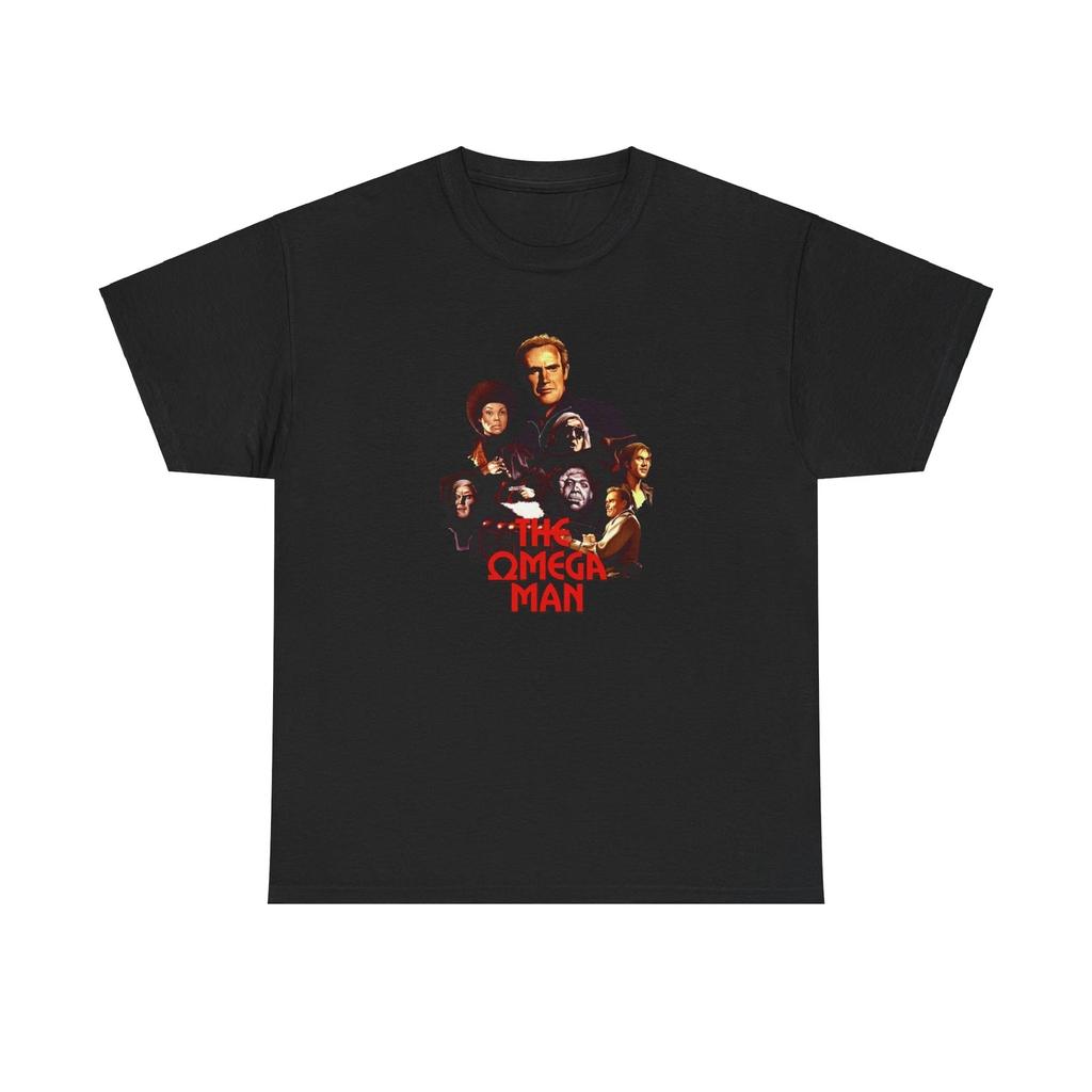 The Omega Man Unisex Tee, Classic Movie Shirt, Heavy Cotton Tee, Vintage Film