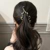 4 Stück Große Matte Vintage Haarklammern, Große Bananen-Haarspangen für Damen, Knitterfreie Bananen-Clips, Starker Halt, Rutschfeste Pferdeschwanz- und Dutt-Halter