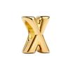 Classic And Minimalist Copper And Gold 26 Letters A-Z Charm Beads Fit For Bracelets Necklaces Diy Boutique Party Jewelry