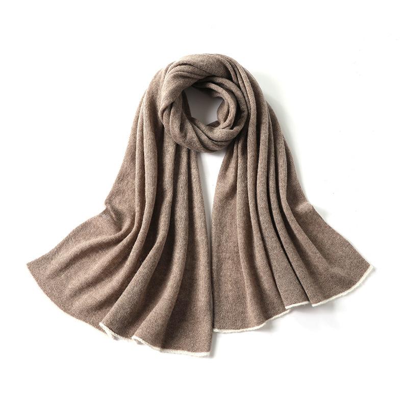 

Женский шарф из 100% кашемира, легкий и дышащий летний платок для помещения с кондиционером, новый универсальный, легкая роскошь и комфорт, 2025 180cm верблюд