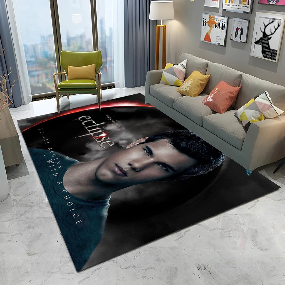 3D-Druck The Twilight Saga HD Teppich für Zuhause Wohnzimmer Schlafzimmer Sofa Fußmatte Dekor, Kinder Spielbereich Teppich Rutschfeste Bodenmatte
