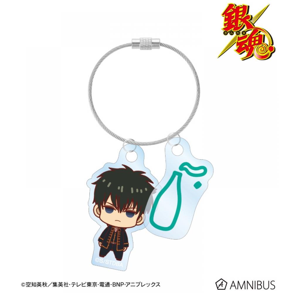 Gintama Gintama  Toshiro Hijikata Chokonto  Double Wire Acrylic Key Chain