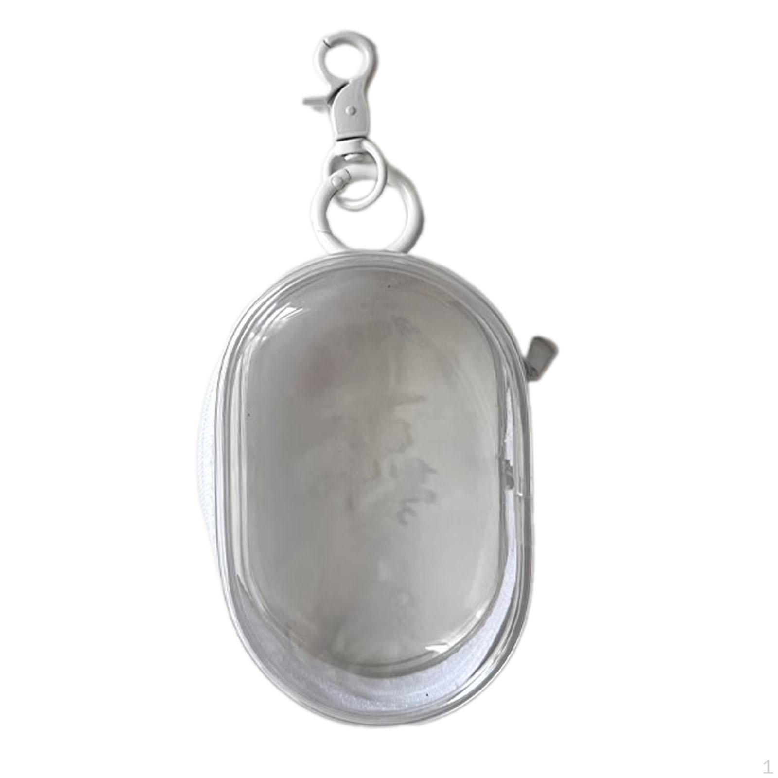 

Прозрачный дорожный кабельный органайзер с крючком для наушников, ключей и зарядных кабелей