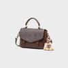 High Appearance Level All-in-one Retro Bag Small Square Bag Hand Bill Shoulder Leather Crossbody Bag for Women Sword Bridge Bag
