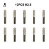 Set Of Ten H4 Hex Shank Screwdriver Bits Compatible With Various For DIY Applications From Toy Repair To Furniture Assembly