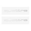 For Audi Sline quattro RS A4 B5 B6 A3 A5 A6 C6 C5 A1 A7 A8 Q2 Q3 Car Body Window Trunk Decoration Stickers Auto Accessories