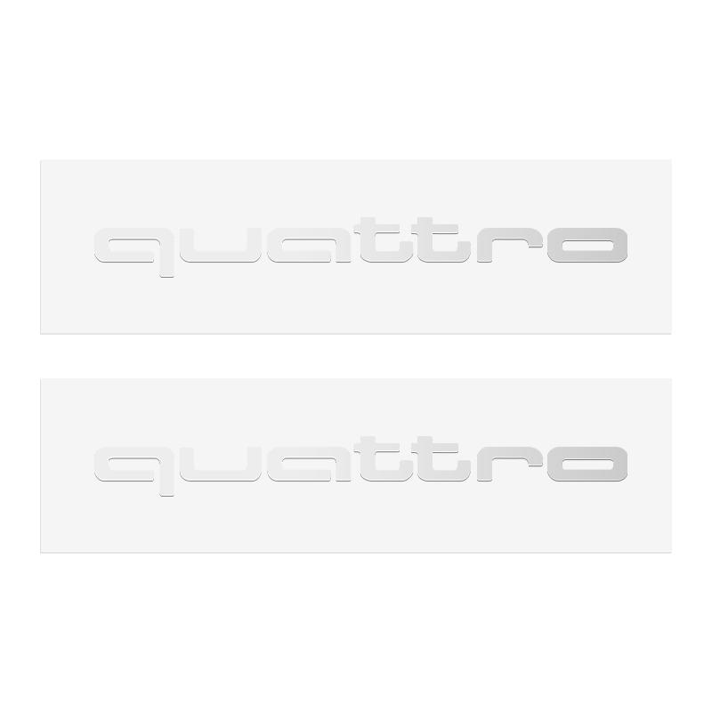 For Audi Sline quattro RS A4 B5 B6 A3 A5 A6 C6 C5 A1 A7 A8 Q2 Q3 Car Body Window Trunk Decoration Stickers Auto Accessories