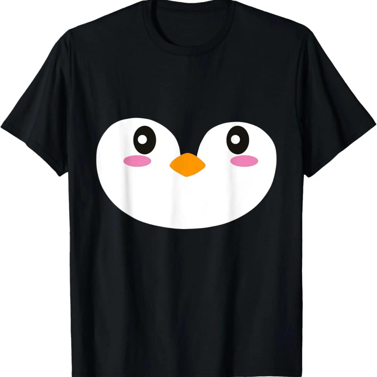 Kawaii penguin carnival animals costume disguise kids T-Shirt S чёрный