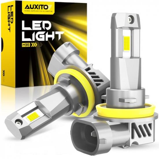 AUXITO H11 LED Headlight Low Kit Beam Bulb Super Bright 6500K Bulbs Free Return