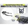Black "Carrier Rack With Plate" Fit For Royal Enfield Super Meteor 650