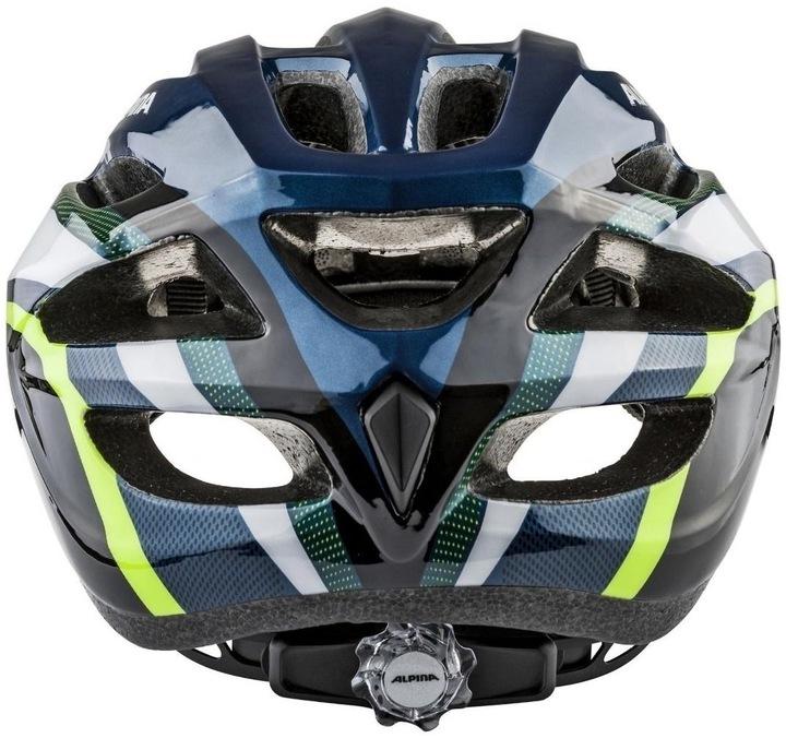 Kask Rowerowy Alpina Mtb 17 Darkblue-Neon 54-58