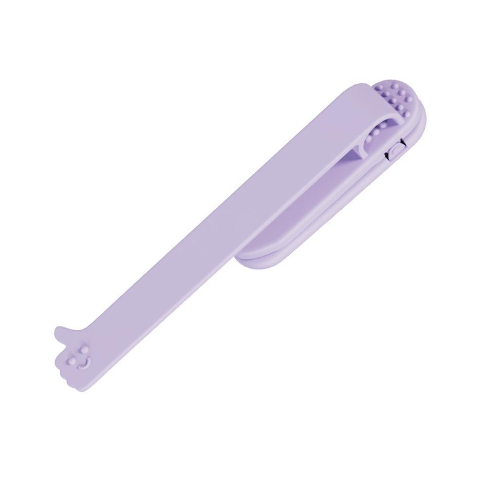 Portable Smart Bookmark Soft with Pen Slot Silicone Bookmark Automatically Follows Page Flipping Notebook Page Divider