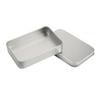 Metal Rectangular Empty Tins Simple Elegant Storage Box Home Desktop Organizers Small Tins Rectangular Tin Organizers