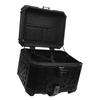 Motorcycle Rear Case 45L Aluminum Alloy with Safety Lock Quick Release Waterproofing Universal Trunk Top Box