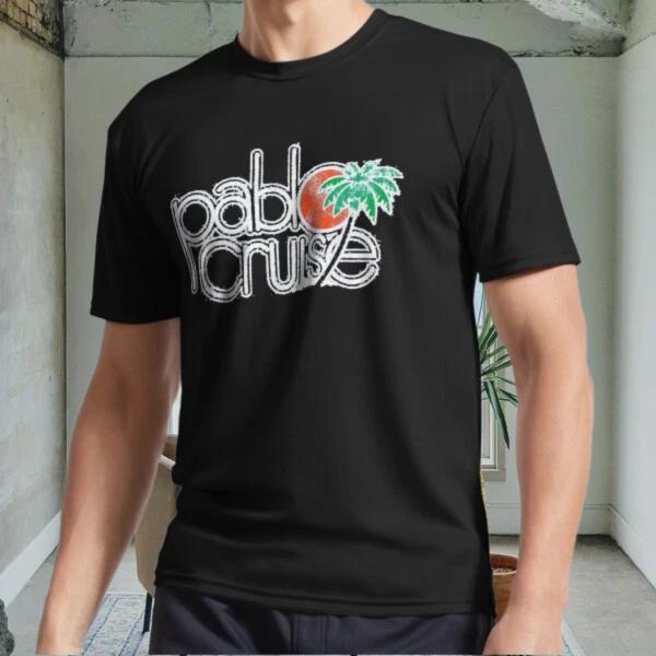 

New Pablo Cruise Active Logo Men s Black T shirt Funny Size S to 5XL L