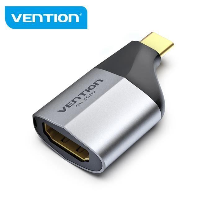 Adaptateur USB-C vers HDMI - VENTION - 4K 60Hz - Compatible MacBook Pro/Air - Samsung Galaxy S10