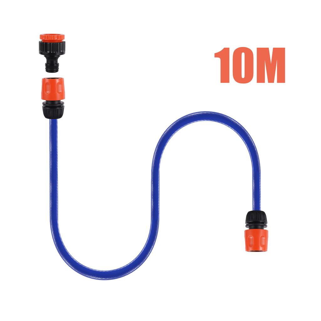 Blue Hose With Quick Connect Faucet Street 16mm PVC Hose Garden Irrigation Lawn Flower Watering Tools Car Wash Hose