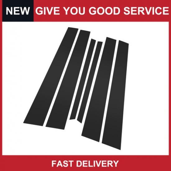 

6 Pcs Car Door Pillar Window Trim for LEXUS LS430 01-06 Black