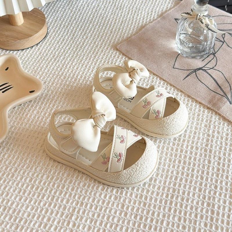

Girl s Shoes, Toddler Shoes, Velcro Soft Sole Anti-slip Beach Sandals 26 бежевий