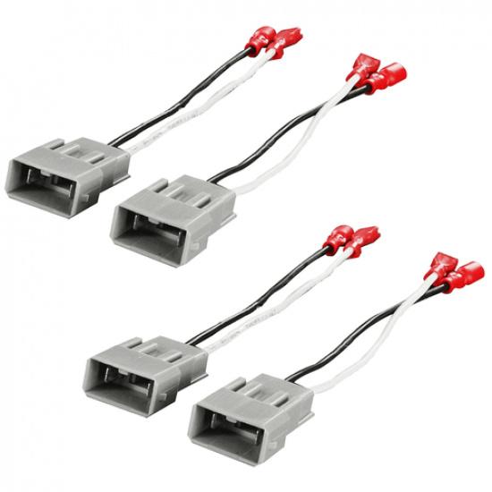 4Pcs Speaker Wire Harness Adapter Plug For Honda / Acura / Isuzu 72-7800 SP-7800
