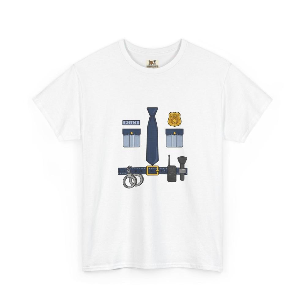 

Police Officer Tee, Unisex Heavy Cotton Tee, Law Enforcement,Police Appreciation 3XL