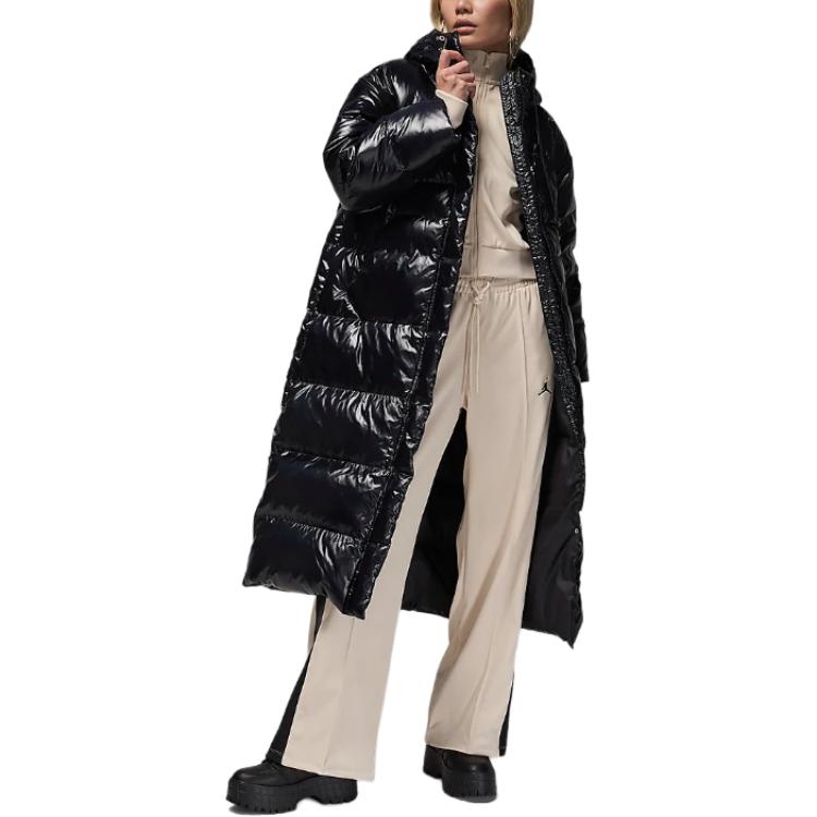 Jordan Waterproof Fashion Versatile Hooded Down Jacket Women