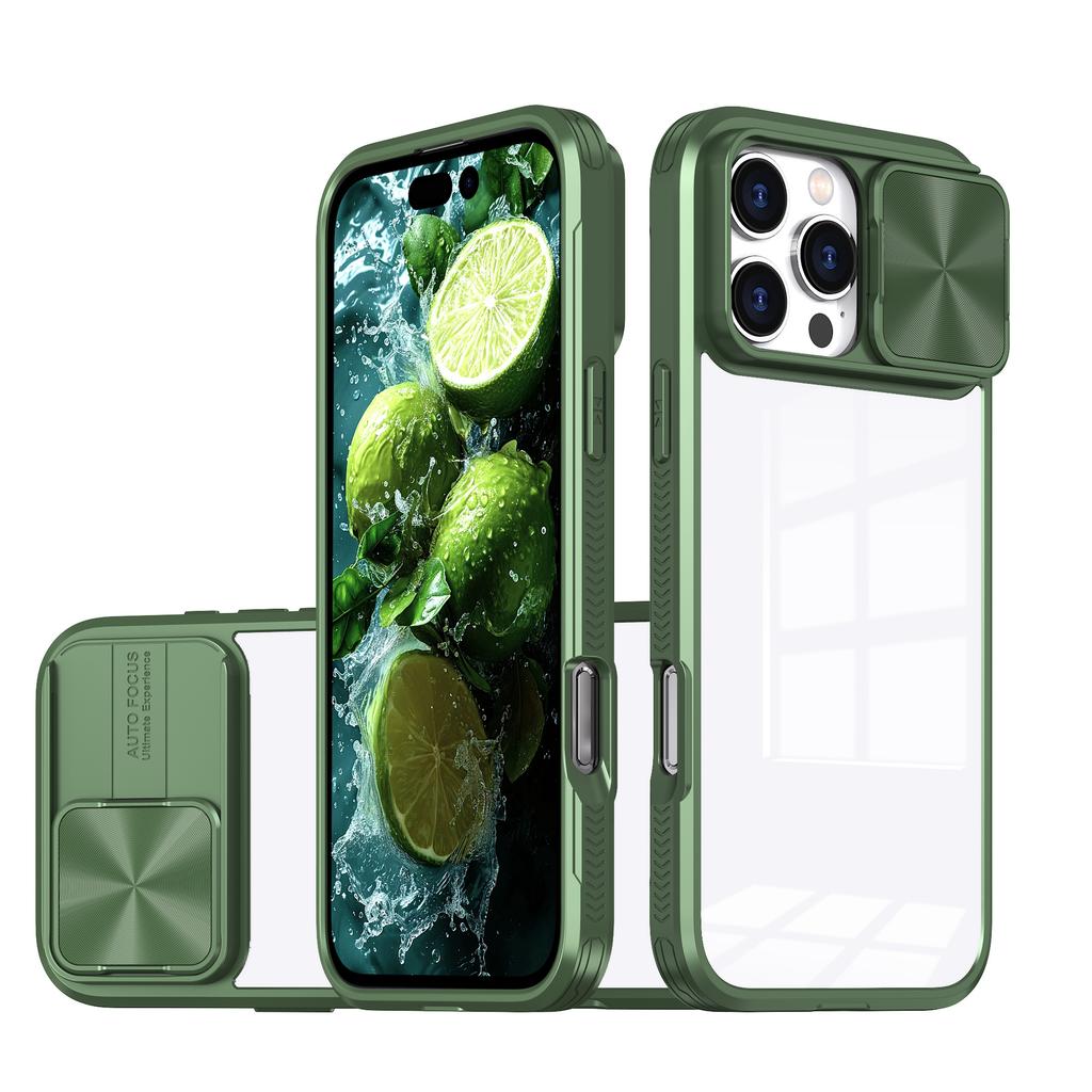 Mobile phone case Apple push window high-transparency acrylic yellow-resistant protective case is suitable for iphone16 pro max mobile phone case.